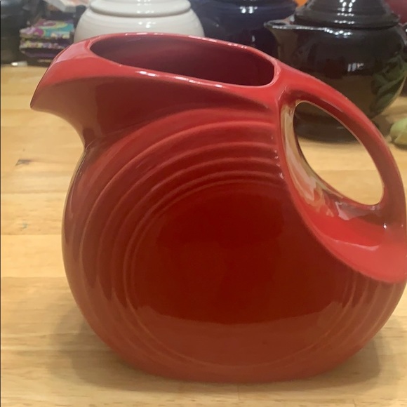 Fiesta Other - Scarlett Fiesta Large Disc Pitcher